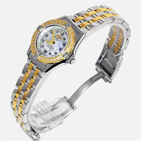 breitling women's diamond watches|breitling callistino ladies watch.